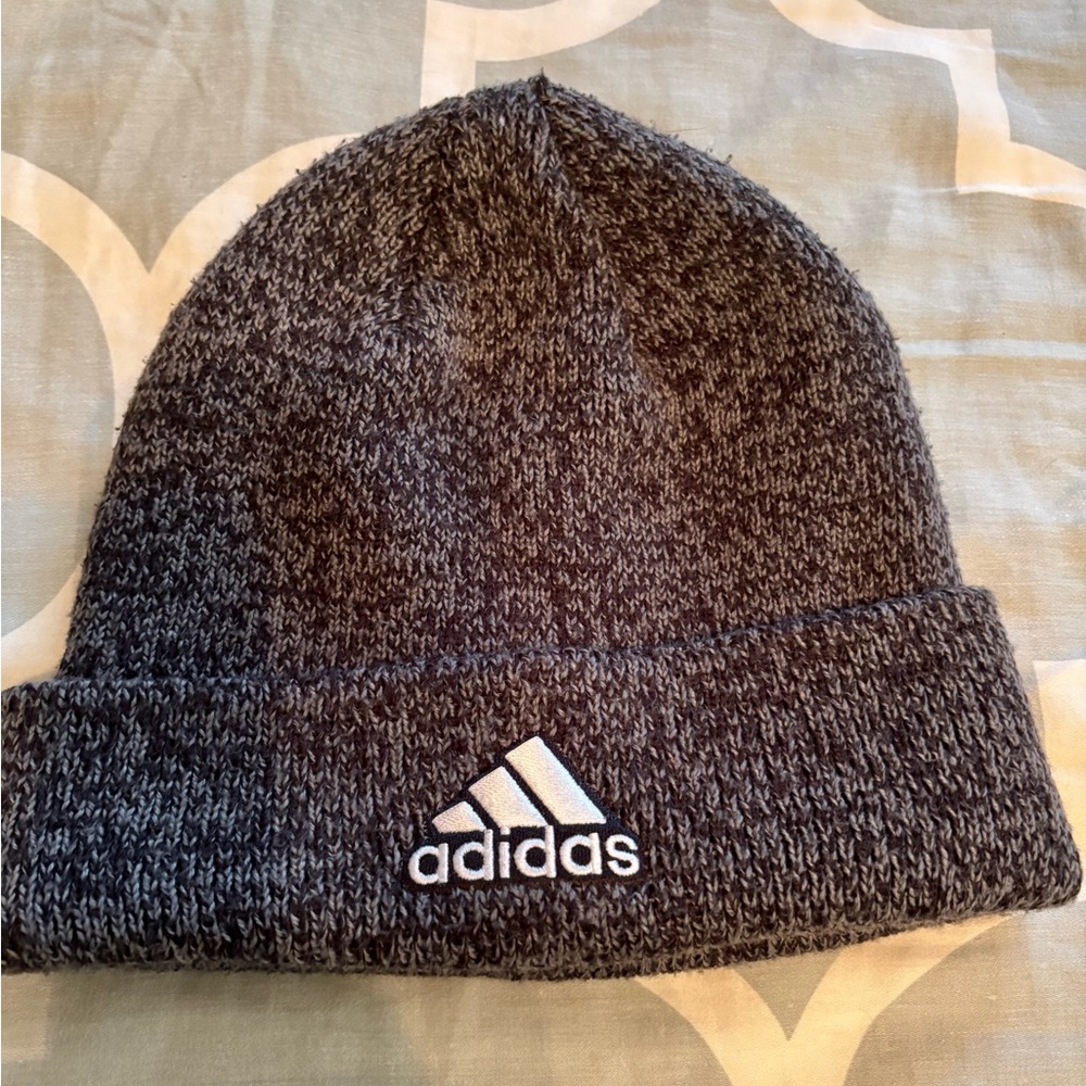 Adidas Men's Charcoal Knit Beanie